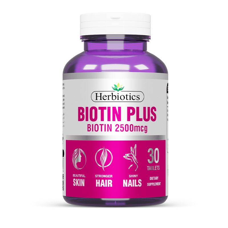 Herbiotics Biotin Plus 250 Mcg