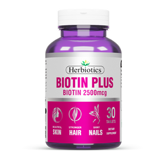 Herbiotics Biotin Plus 250 Mcg