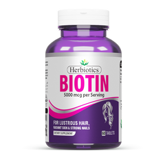 Biotin 5000mcg Tablets For Hair Growth